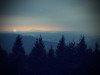 Abenddämmerung über dem Thüringer Wald