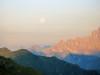 Alpenglühen und Vollmond