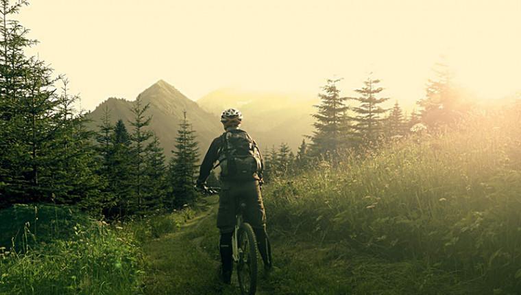 Singletrail in den Lechtaler Alpen